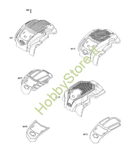 E - Scatola filtro aria, In-Start, avviatore motore B&S - 10 €¦ 104M0B-0123-H1 brand Stihl